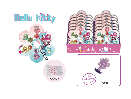 HelloKitty Stamper Set With Candy 