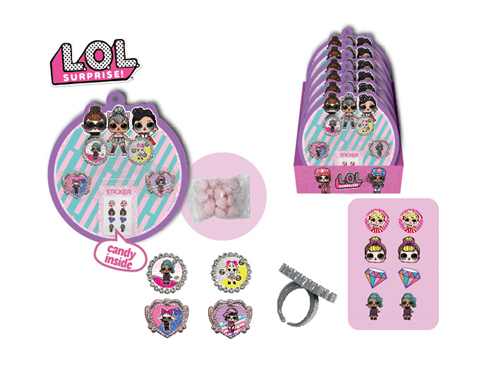 LOL Rings Set With Candy 