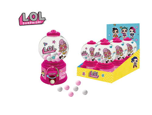 LOL Round Gumball Machine With Candy  (Gumball)