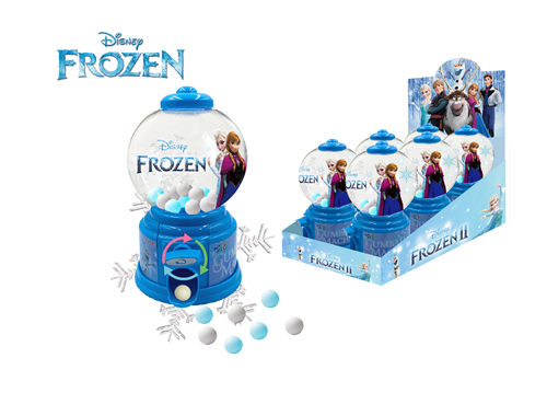 FROZEN Round Gumball Machine With Candy