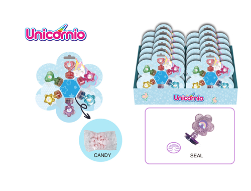 UNICORN Stamper Set With Candy