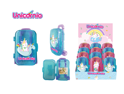 UNICORN Luggage With Candy 
