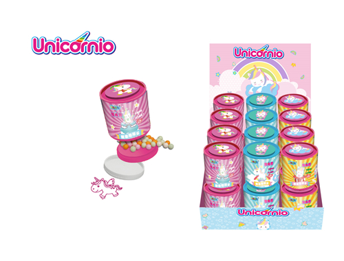 UNICORN Stamper Container With Candy 