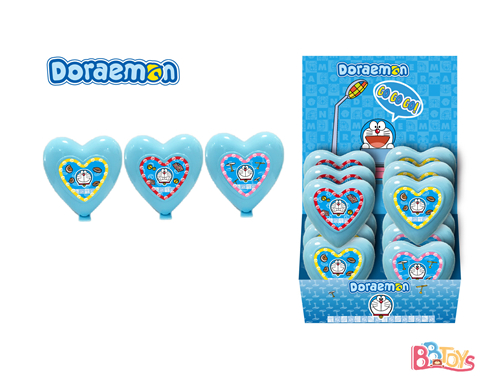 Doraemon Heart Shaped Container With Candy 
