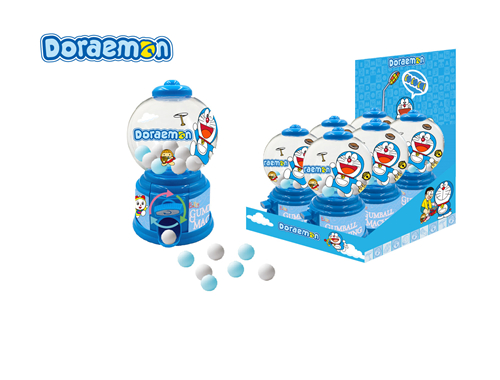 Doraemon Round Gumball Machine With Candy