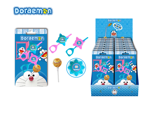 Doraemon Puller Spinning Top With Lollipop