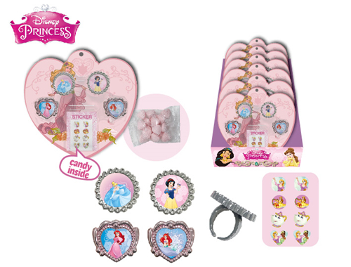 PRINCESS Rings Set With Candy