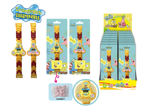 SpongeBob SquarePants Spinning Watch With Candy 