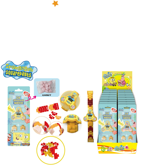 SpongeBob SquarePants DIY Spinning Watch With Candy 