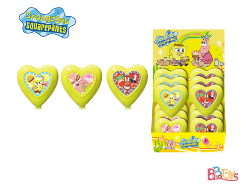 SpongeBob SquarePants Heart Shaped Container With Candy 