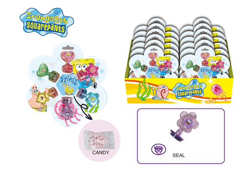 SpongeBob SquarePants Stamper Set With Candy