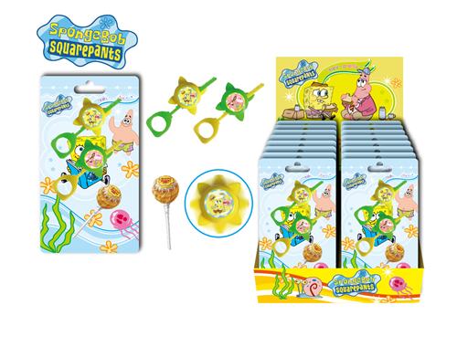 SpongeBob SquarePants Puller Spinning Top With Lollipop