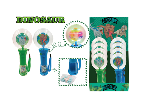 DINOSAUR Ligting Spinner With Candy