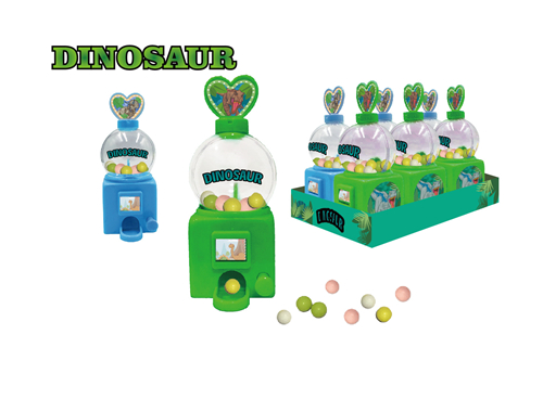 DINOSAUR Heart Gumball Candy