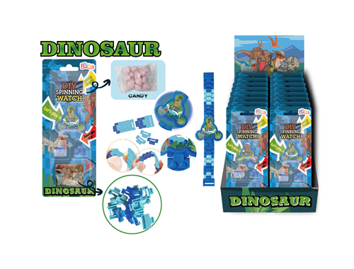 DINOSAUR DIY Spinning Watch With Candy
