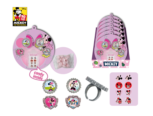 MICKEY Rings Set With Candy 