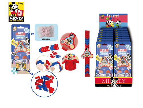 MICKEYDIY Spinning Watch With Candy