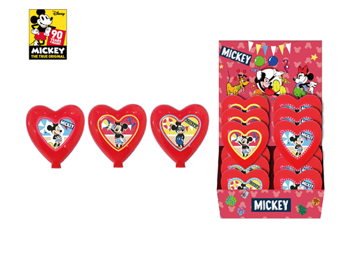 MICKEY Heart Shaped Container With Candy 