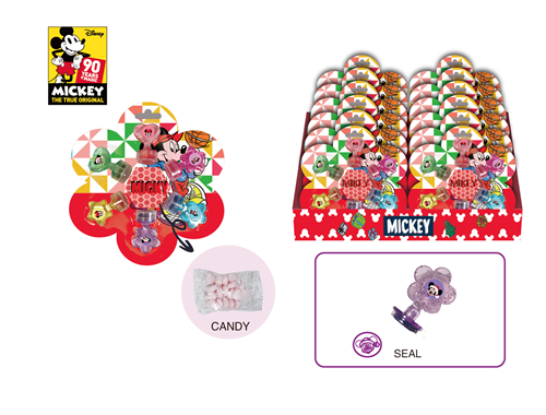 MICKEY Stamper Set With Candy 