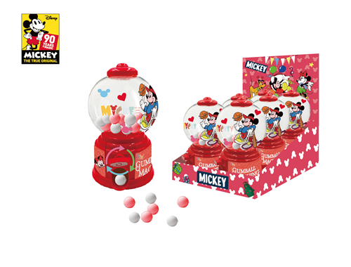 MICKEY Round Gumball Machine With Candy  (Gumball)