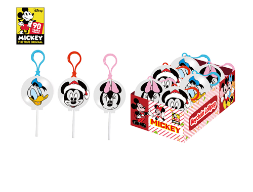 MICKEY Round Keychain With Lollipop 