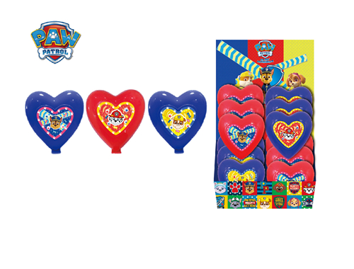 PAW Heart Shaped Container With Candy
