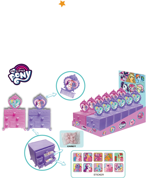 My Little Pony Dress Up Box With Candy 