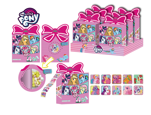 My Little Pony Sticker Roller Box With Candy 