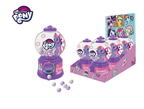 My Little Pony Round Gumball Machine With Candy  (Gumball)