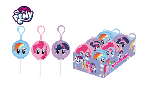 My Little Pony Round Keychain With Lollipop