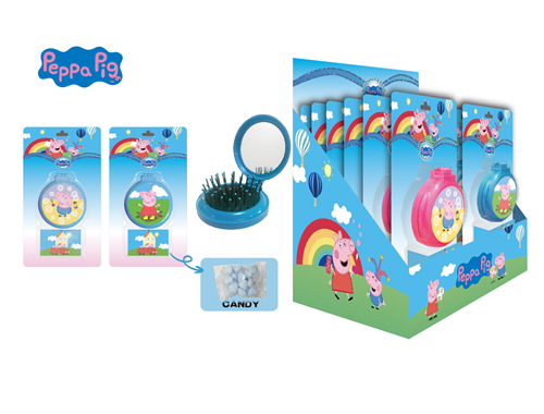 PEPPAPIG - Comb With Mirror Set With Candy 