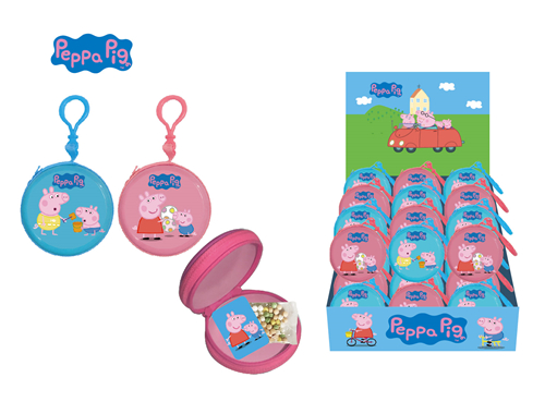 PEPPAPIG Tin wallet with candy 