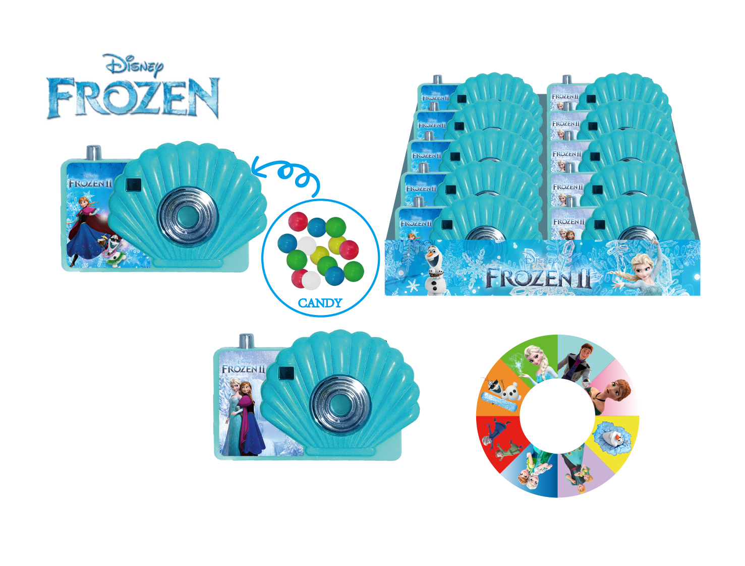 FROZEN Camera With Candy 
