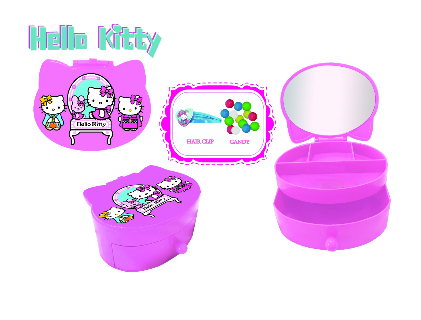 HelloKitty Cmopact With Candy 