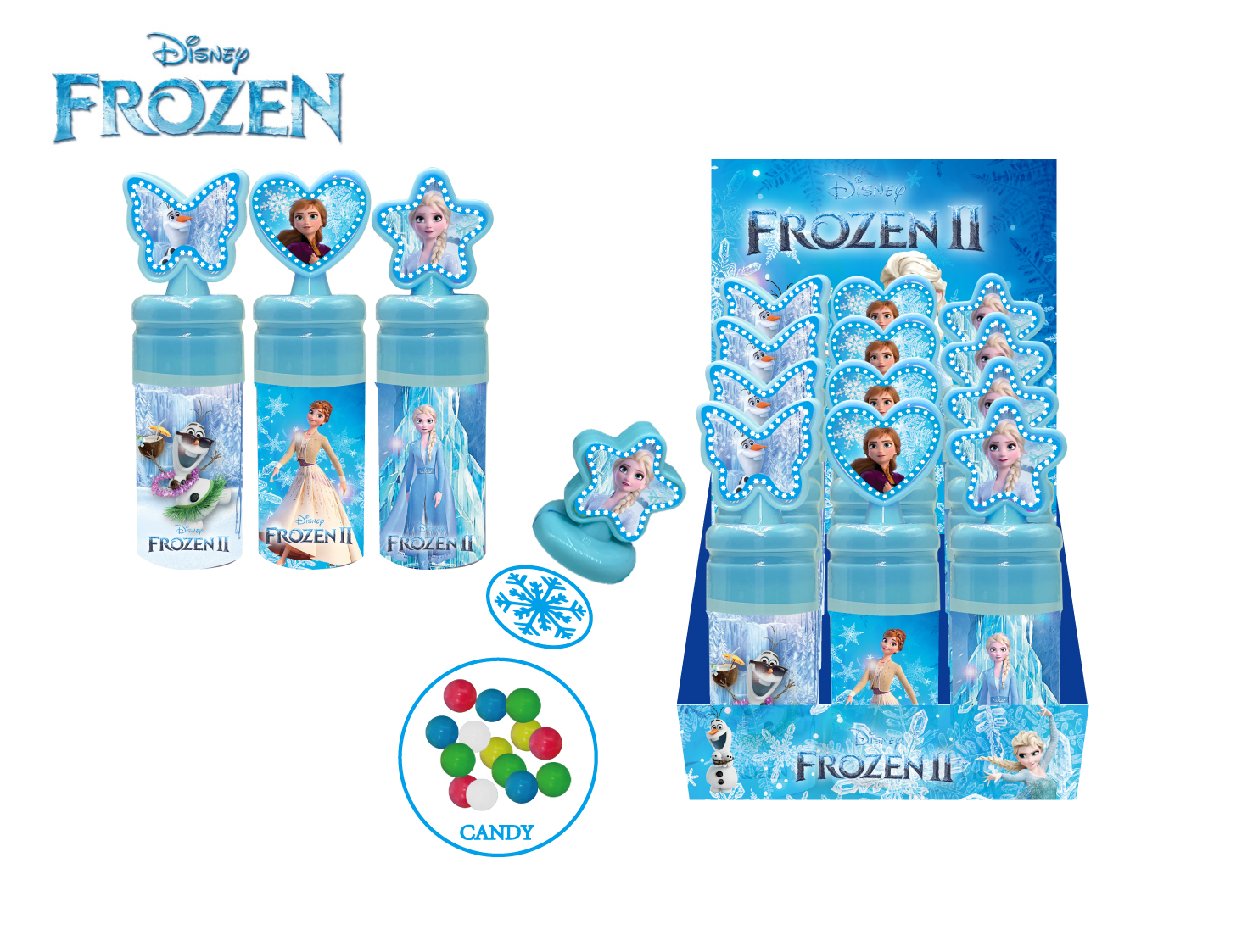FROZEN Stamper Tube With Candy 