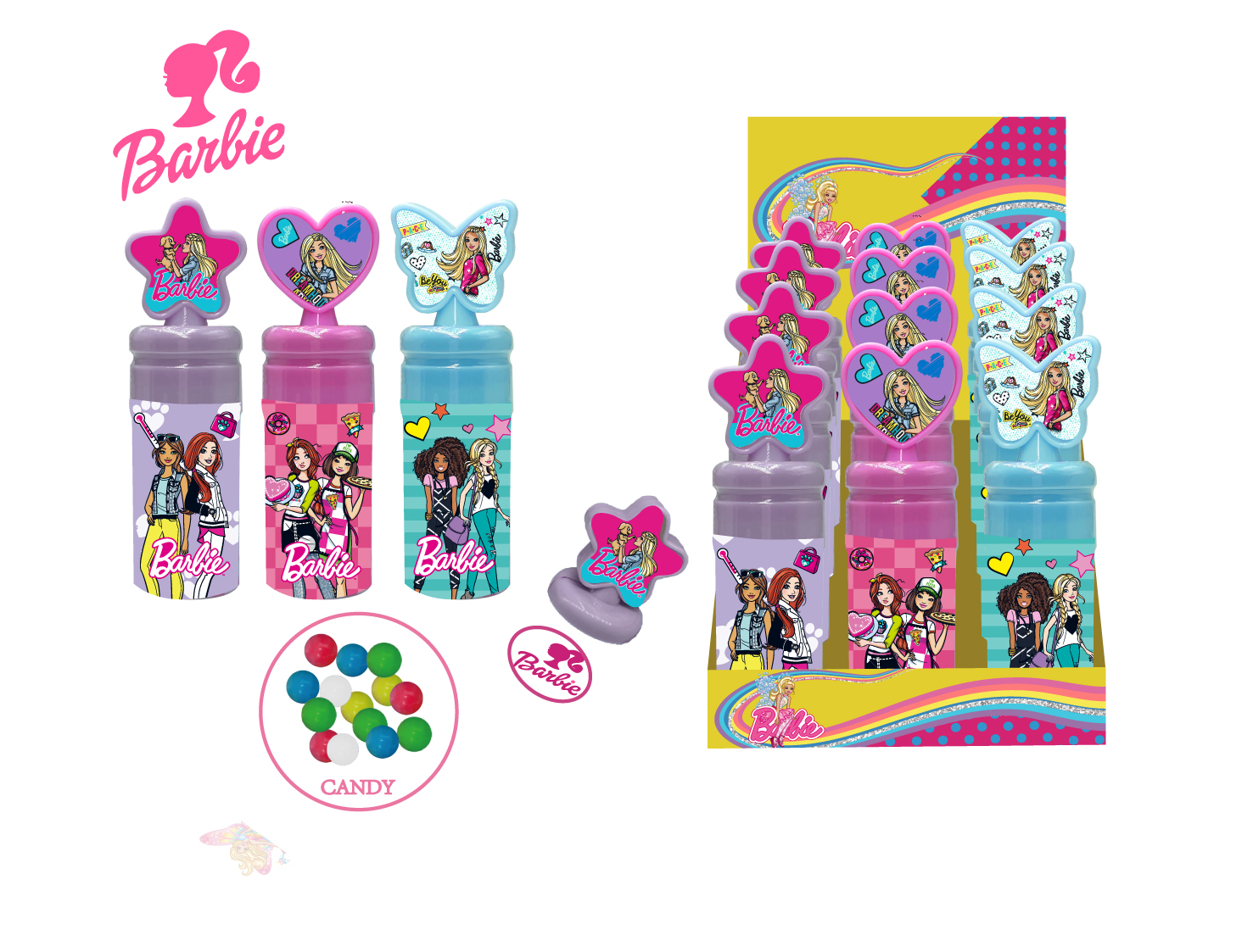 BARBLE Stamper Tube With Candy 