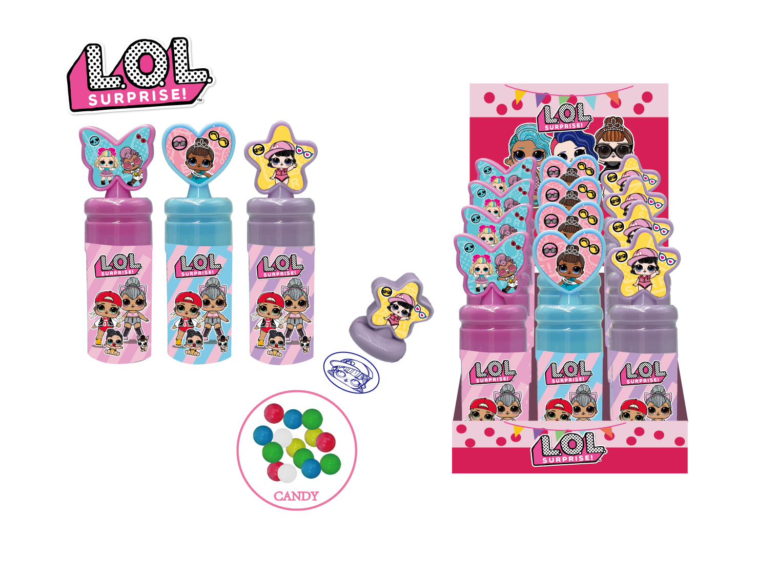 LOL Stamper Tube With Candy X 10g