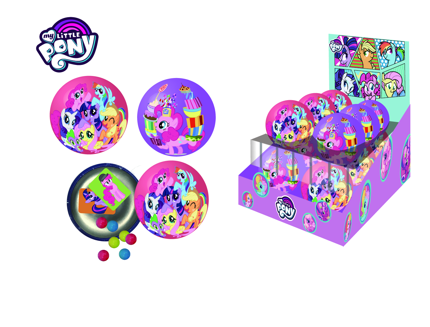 My Little Pony Tin Ball With Candy