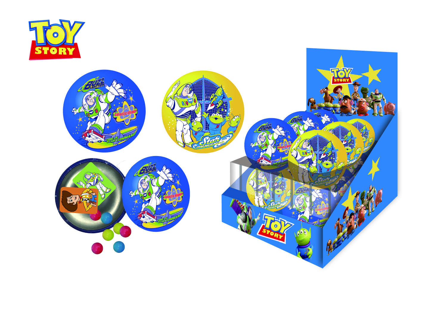 TOY STORY Tin Ball With Candy