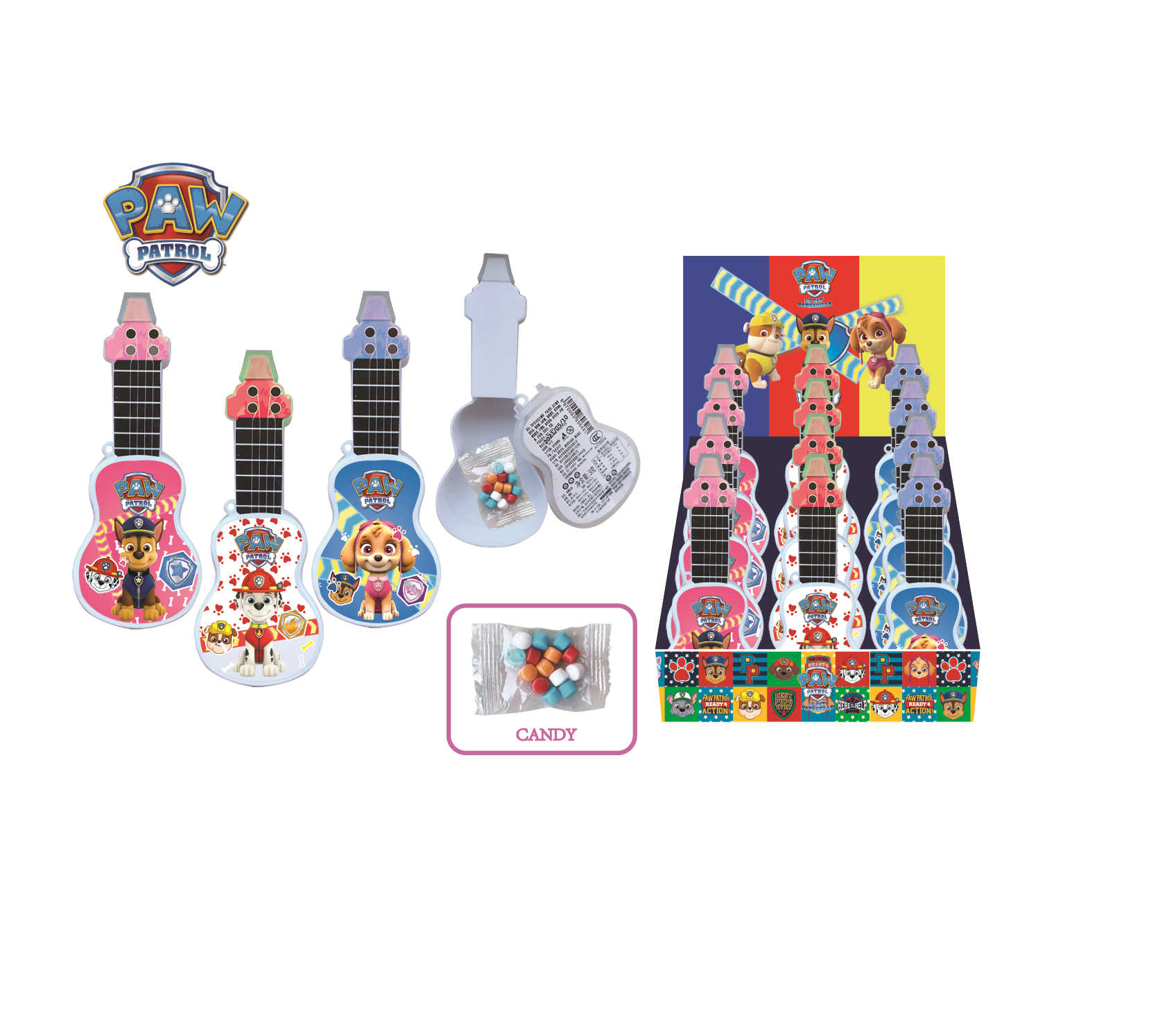 PAW Guitar With Candy 