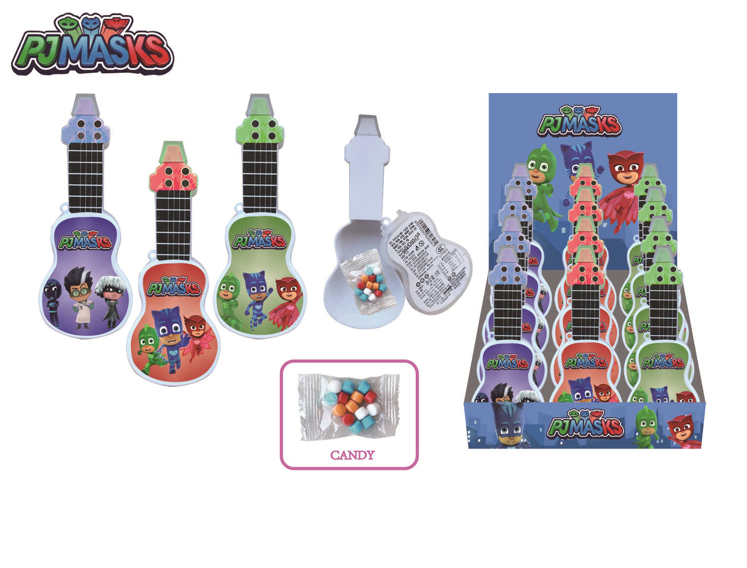 PJMASKS Guitar With Candy 
