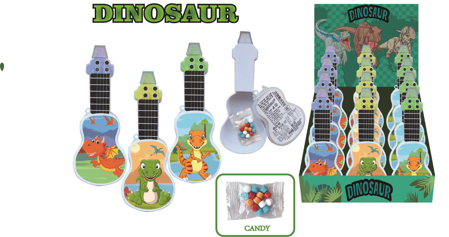 DINOSAUR Guitar With Candy 