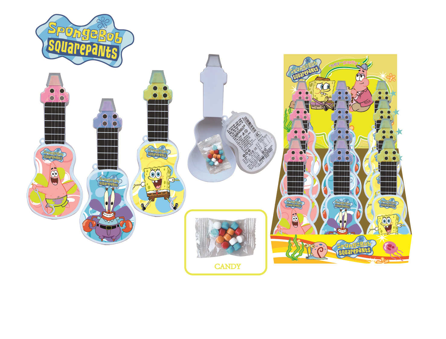 SpongeBob SquarePants Guitar With Candy 