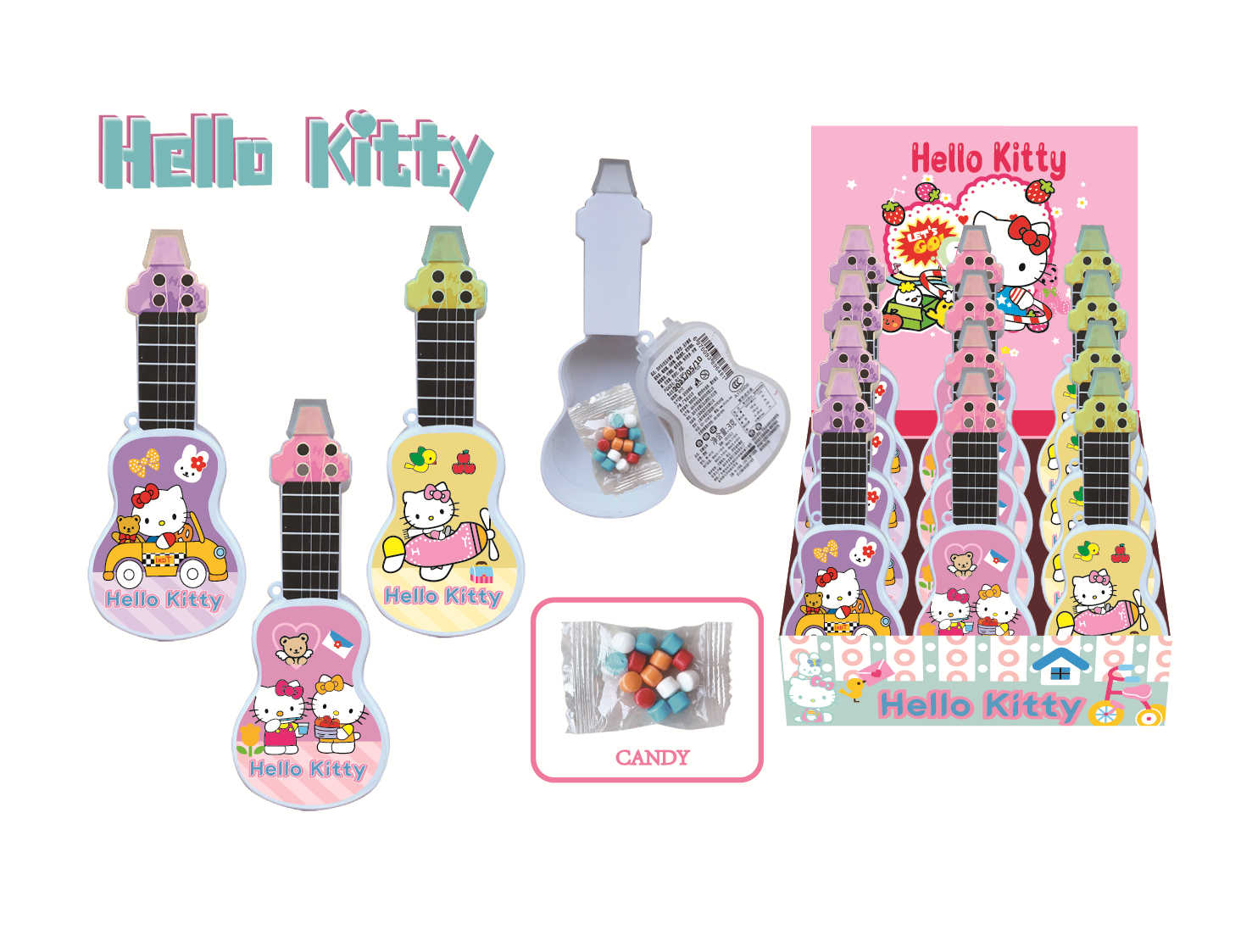 HelloKitty Guitar With Candy 